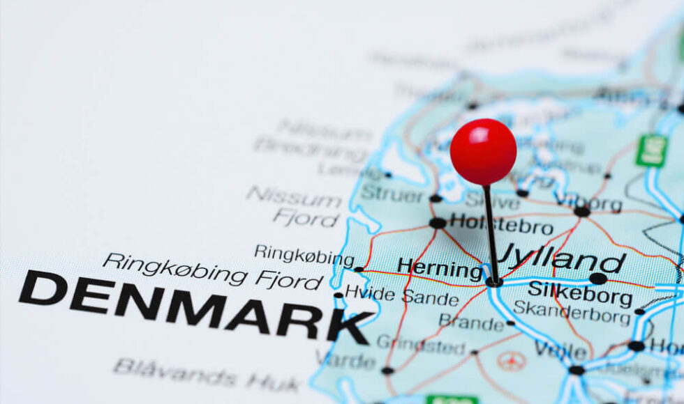 denmark map
